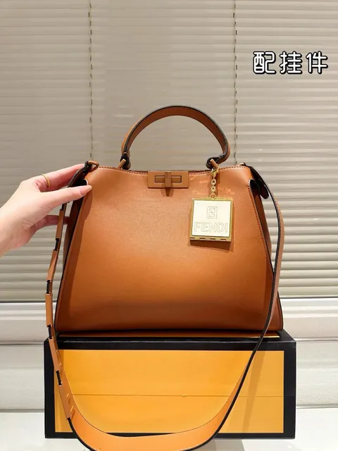 Fendi Baguette Tan Leather