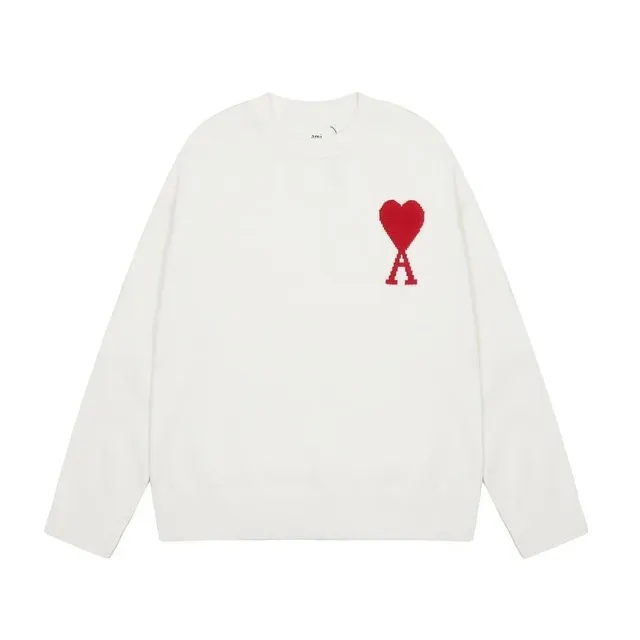 AMI Paris Knit Sweater Heart A Logo