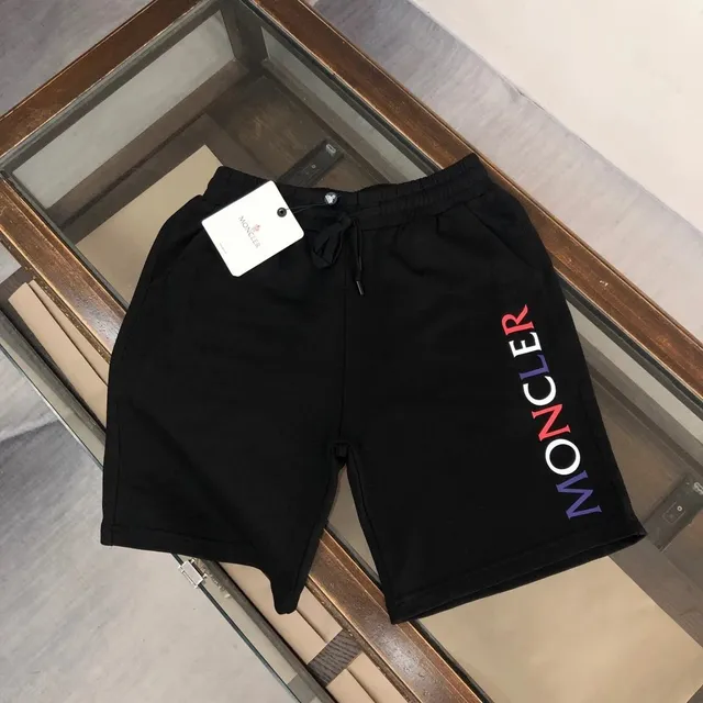 Moncler Logo Shorts Vertical Logo
