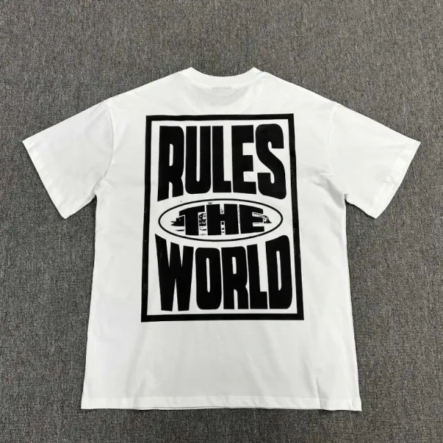 Corteiz Graphic Tee Rules The World Print