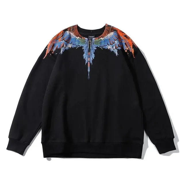 Marcelo Burlon Wings Sweatshirt Multicolor Wings Print