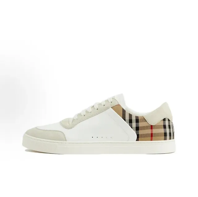 Burberry Low-Top Sneaker Check Print Panel