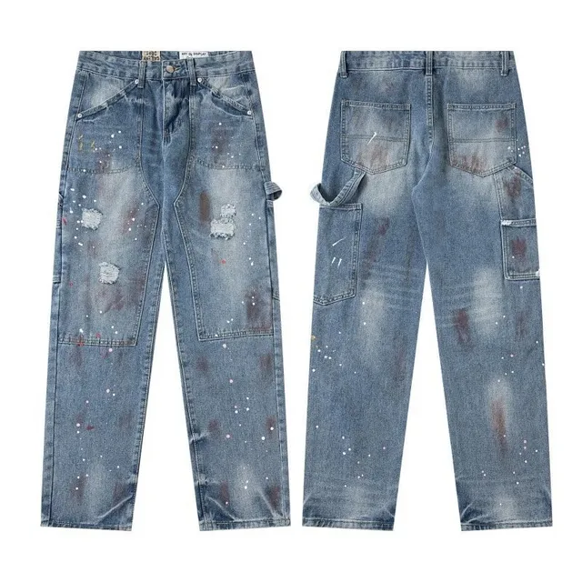 Levi's Paint-Splatter Cargo Jeans