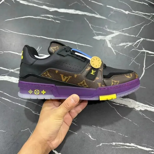 Louis Vuitton LV Trainer Monogram Purple