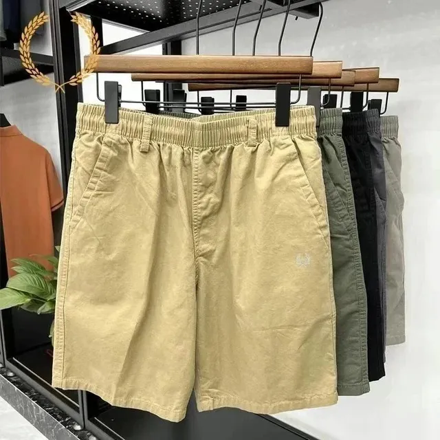Fred Perry Elastic Waist Shorts Classic Fit