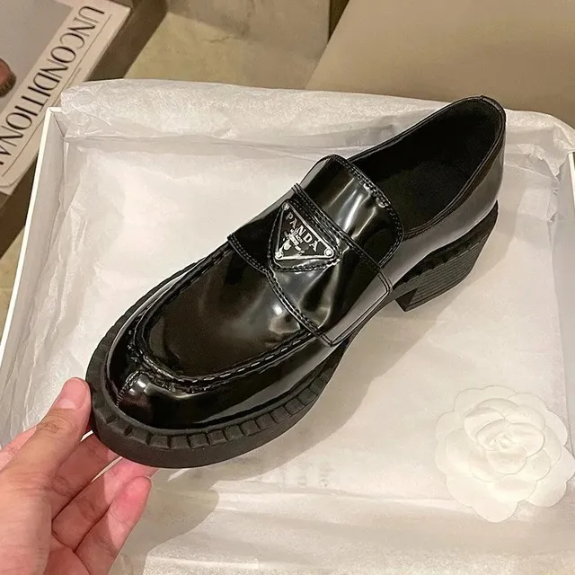 Prada Loafer Triangle Logo