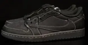 AJ1黑色倒钩低帮4.0 DM7866-001