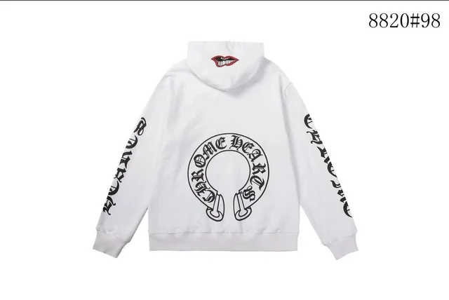 Hooded Sweatshirt Chrome Hearts Logo Print