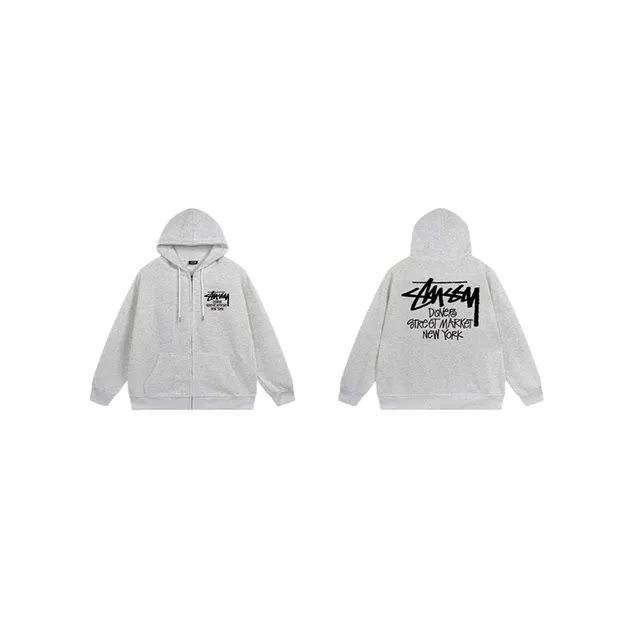Stüssy Zip-Up Hoodie Don't Street Market New York
