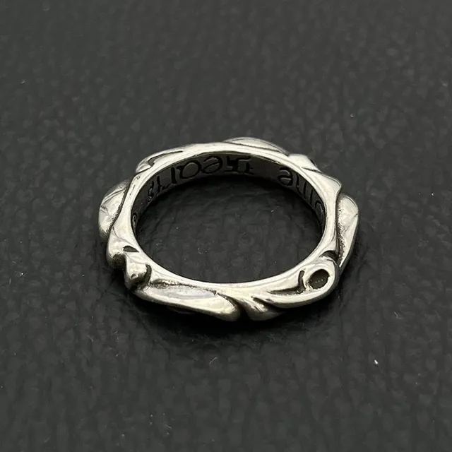 Chrome Hearts Ring Signature Crosshatch