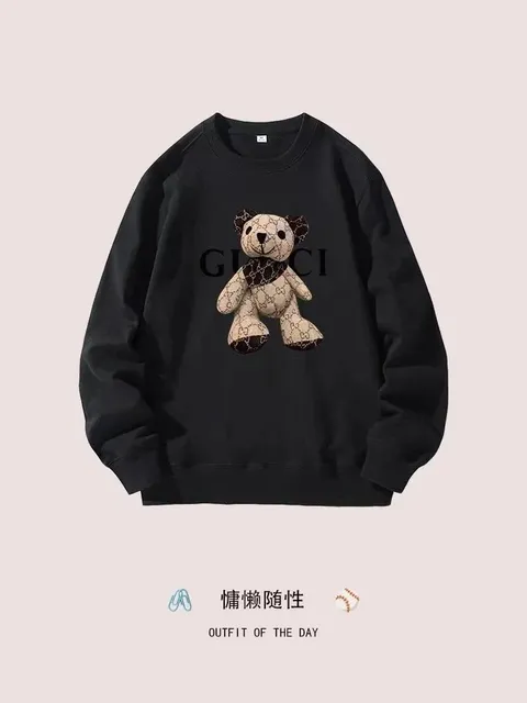 Gucci Crewneck Sweatshirt Teddy Bear Print