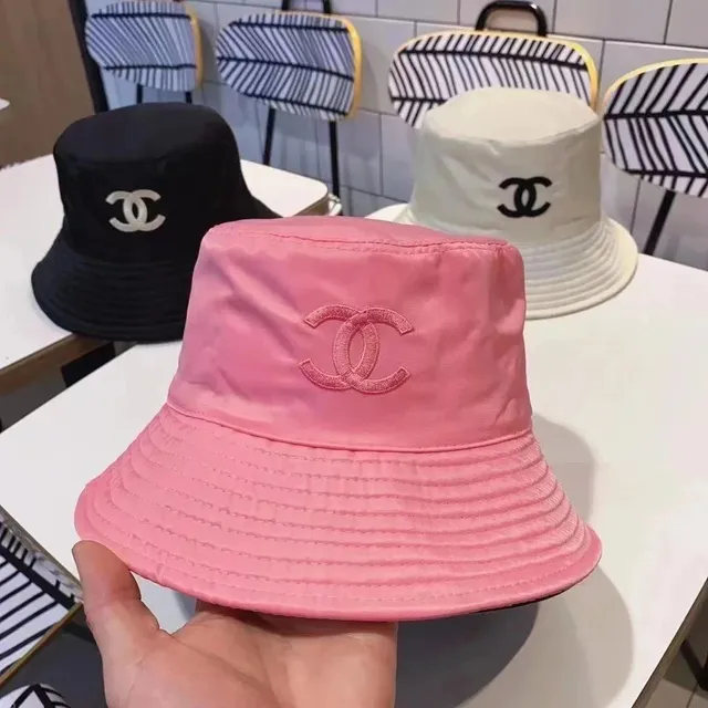 Chanel Bucket Hat Embroidered CC Logo