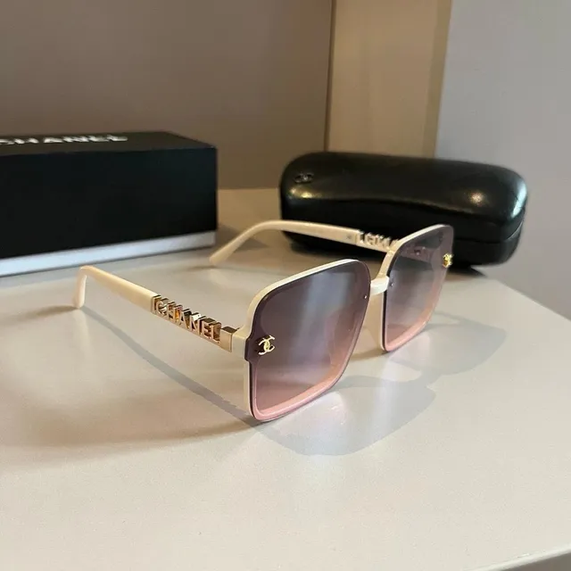 Chanel Square Sunglasses CC Logo Temple