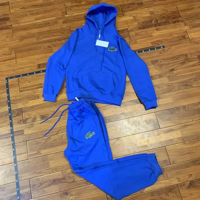 Lacoste Hoodie and Joggers Set Cobalt Blue