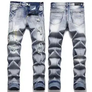 Levi's 501 Jeans Distressed Slim Fit