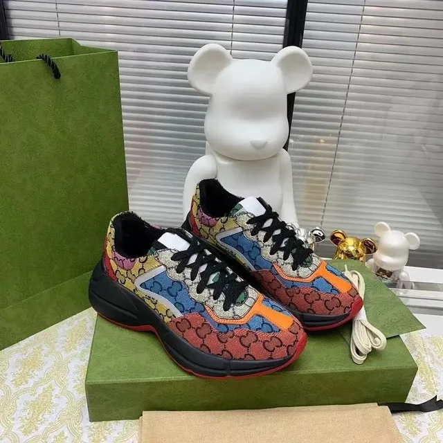 Gucci Rhyton Sneaker GG Supreme Patchwork