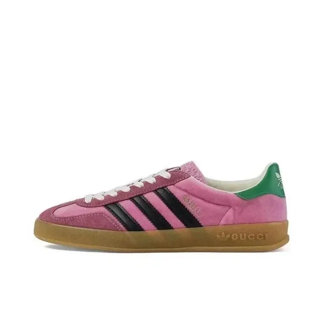 Gucci × Adidas Gazelle Pink Suede