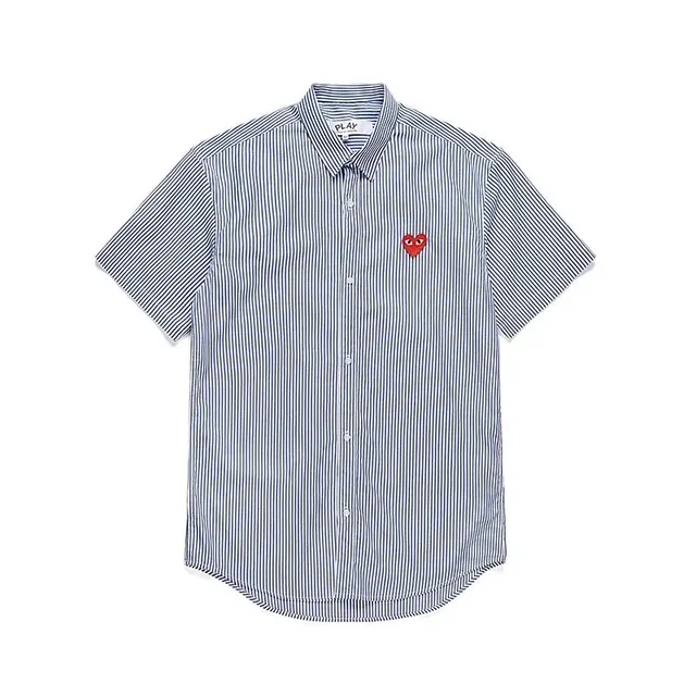 Comme des Garçons Play Shirt Striped with Heart Logo