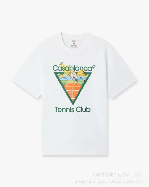 Casablanca Tennis Club Tee Graphic Print