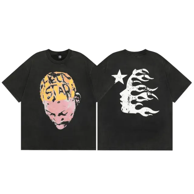 Hellstar Graphic Tee Hell Star Face Print