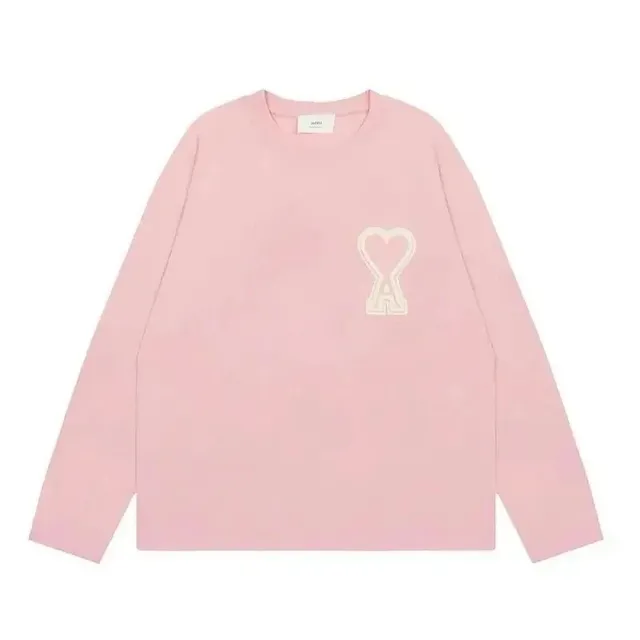 AMI Paris Long Sleeve Tee Heart Logo