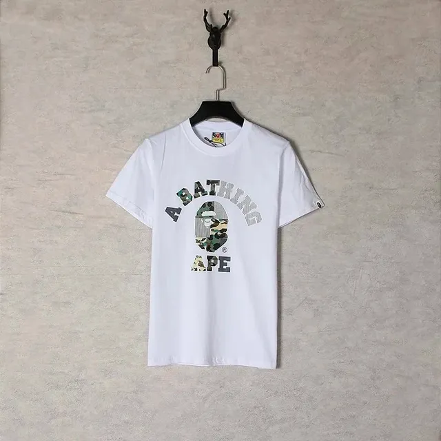 BAPE Graphic Tee Camo Ape Head