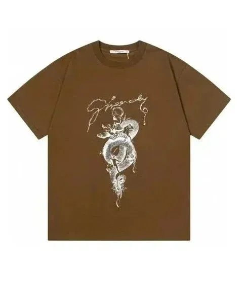 Givenchy Graphic T-Shirt Snake Print