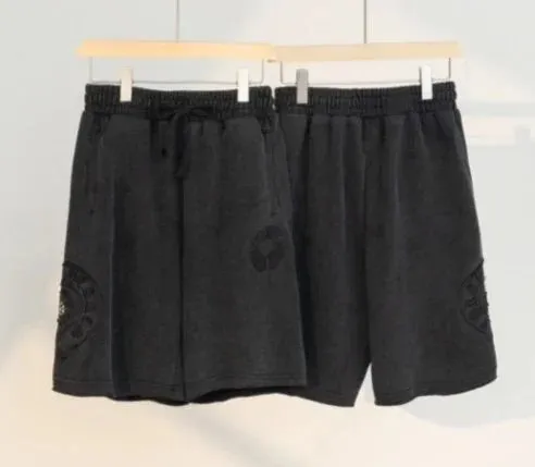 Drawstring Shorts Embroidered Logo