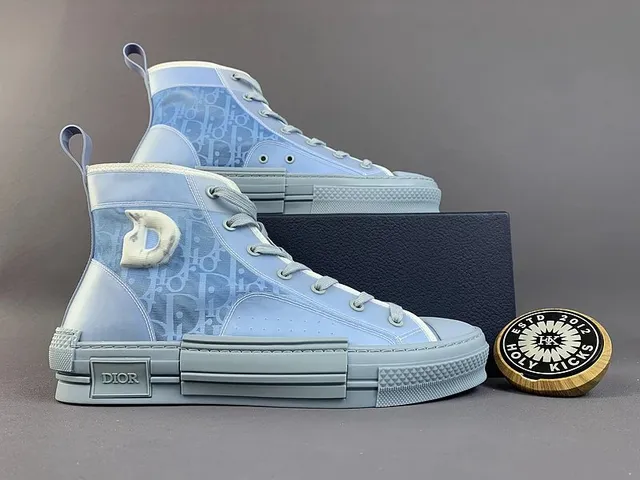 Dior B22 High-Top Monogram Blue