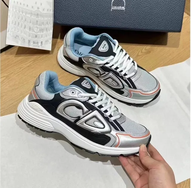 Dior B22 Metallic Silver