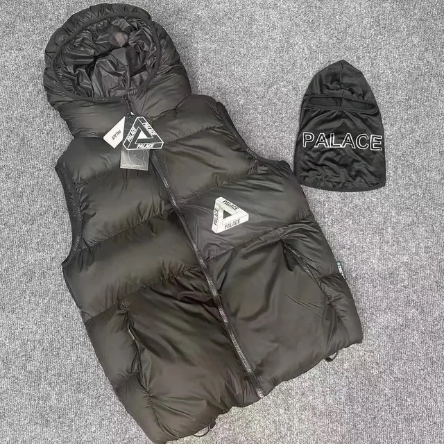 Palace Puffer Vest Tri-Logo