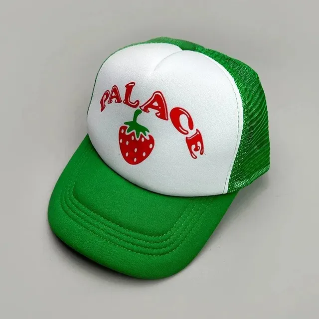 Palace Trucker Cap Strawberry Logo