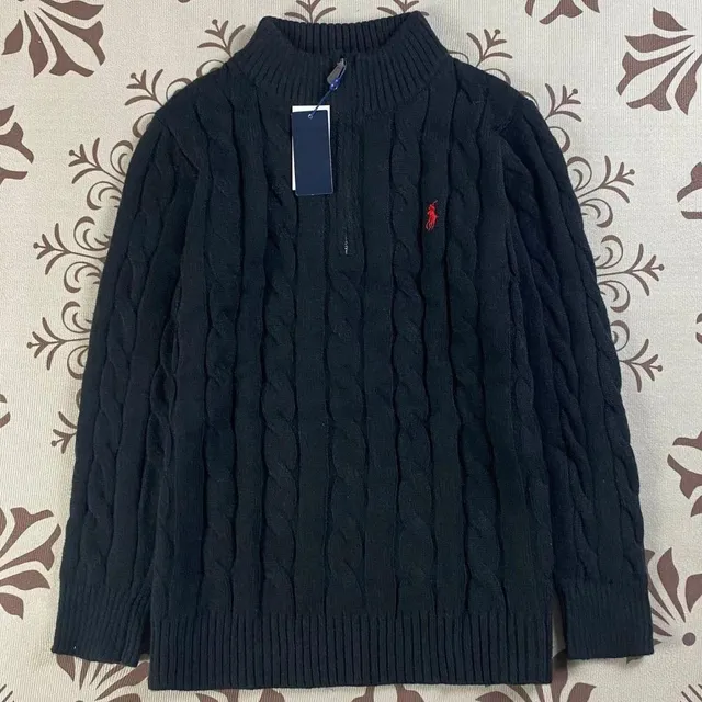 Polo Ralph Lauren Cable Knit Quarter-Zip Sweater Classic Cable