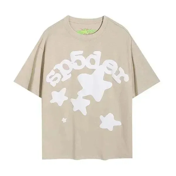 Sp5der Graphic Tee Spider Logo Stars