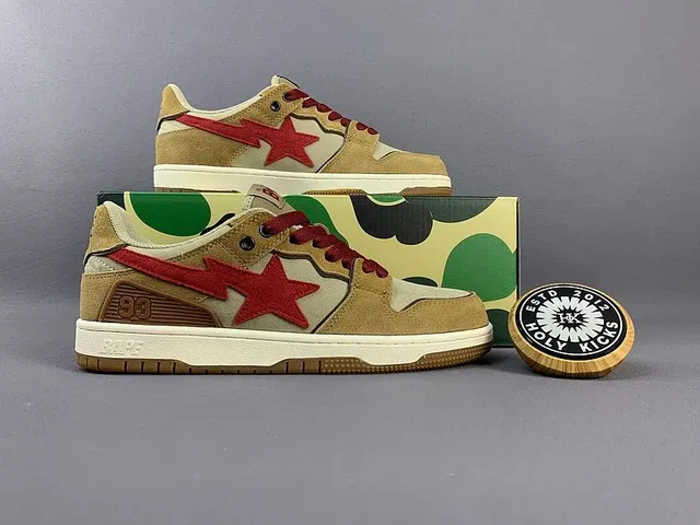 BAPE Shark Dunk Camo Star