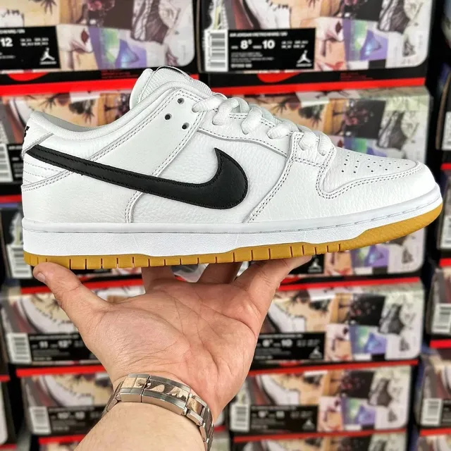 Nike Dunk Low White Black Gum