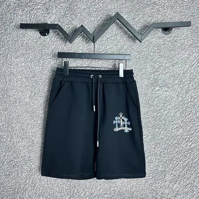 Chrome Hearts Logo Shorts Cross Logo Embroidery