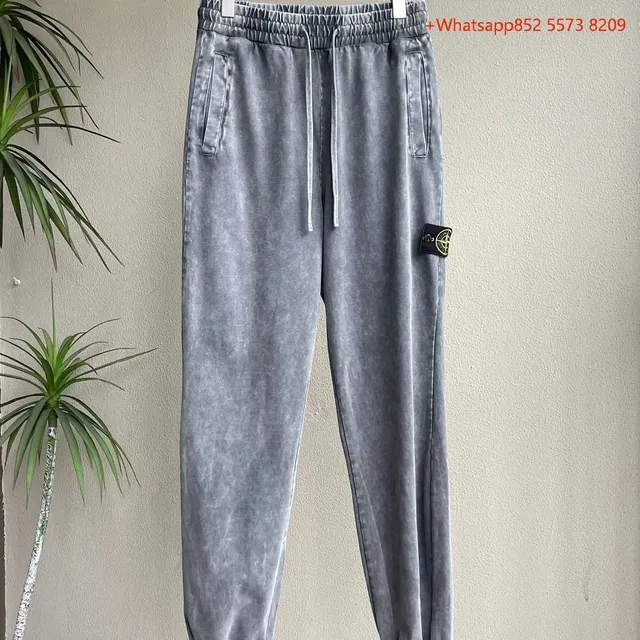 Stone Island Velvet Track Pants Acid Wash
