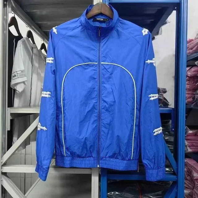 Trapstar Windbreaker Jacket Bone Button Detail