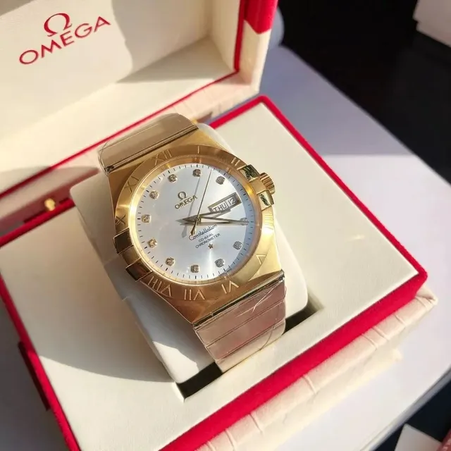 Omega Constellation Co-Axial Chronometer Diamond Dial