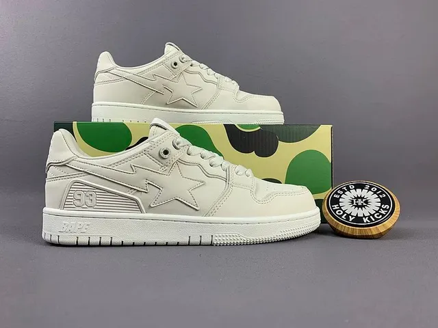 BAPE Shark Low Off-White