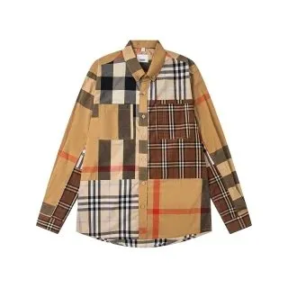 Burberry Patchwork Shirt Vintage Check Patchwork