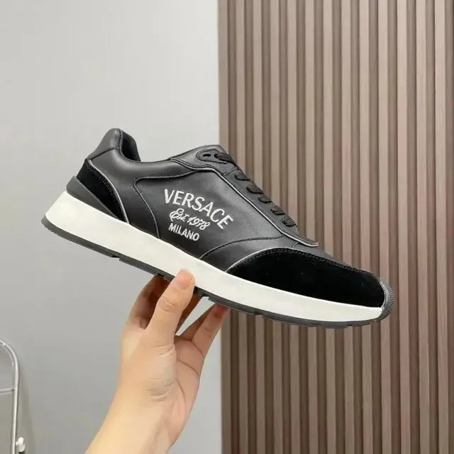 Versace Logo Sneaker Milano Print