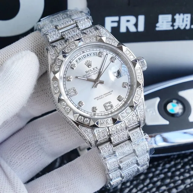 Rolex Day-Date Diamond Bezel and Bracelet