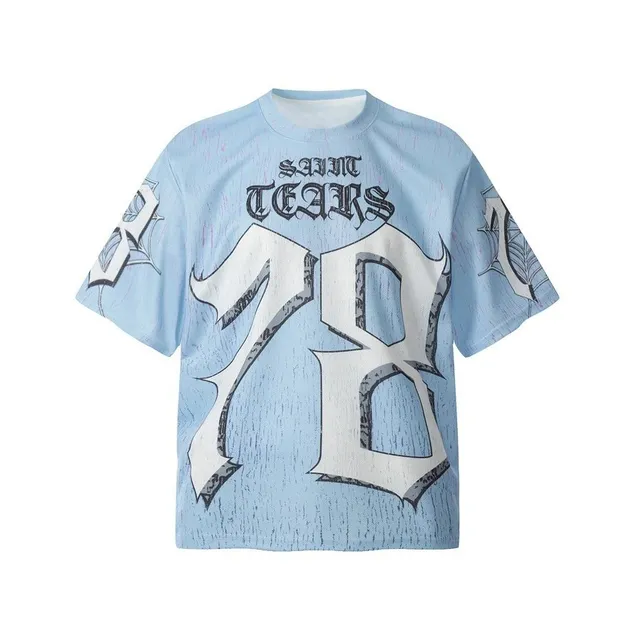 Saint Laurent Graphic T-Shirt Saint Tears Print