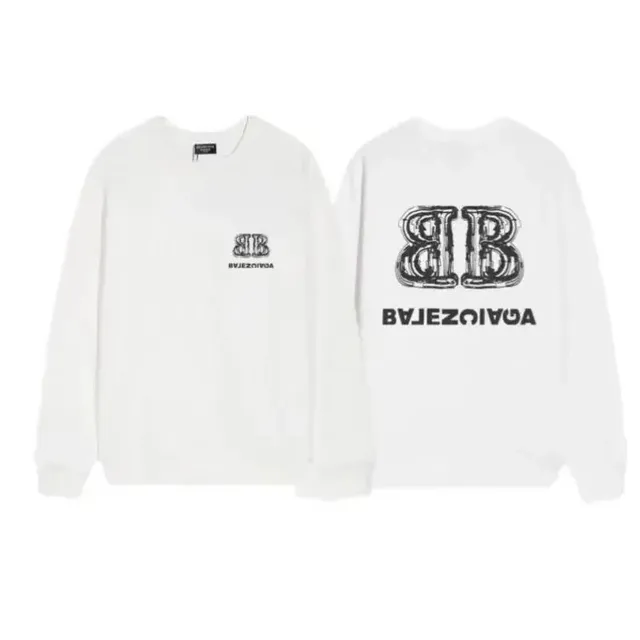 Balenciaga Crewneck Sweatshirt BB Logo Print