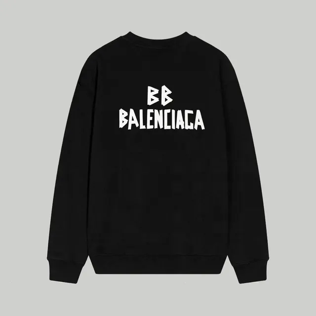 Balenciaga Crewneck Sweatshirt BB Logo Print