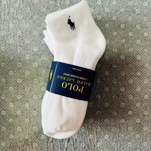 Polo Ralph Lauren Classic Sport Socks 6-Pack White
