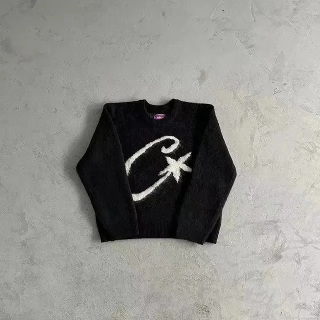 Corteiz Knit Sweater C Star Logo