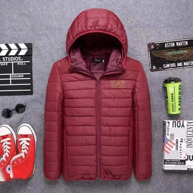 Emporio Armani EA7 Puffer Jacket Quilted Hooded